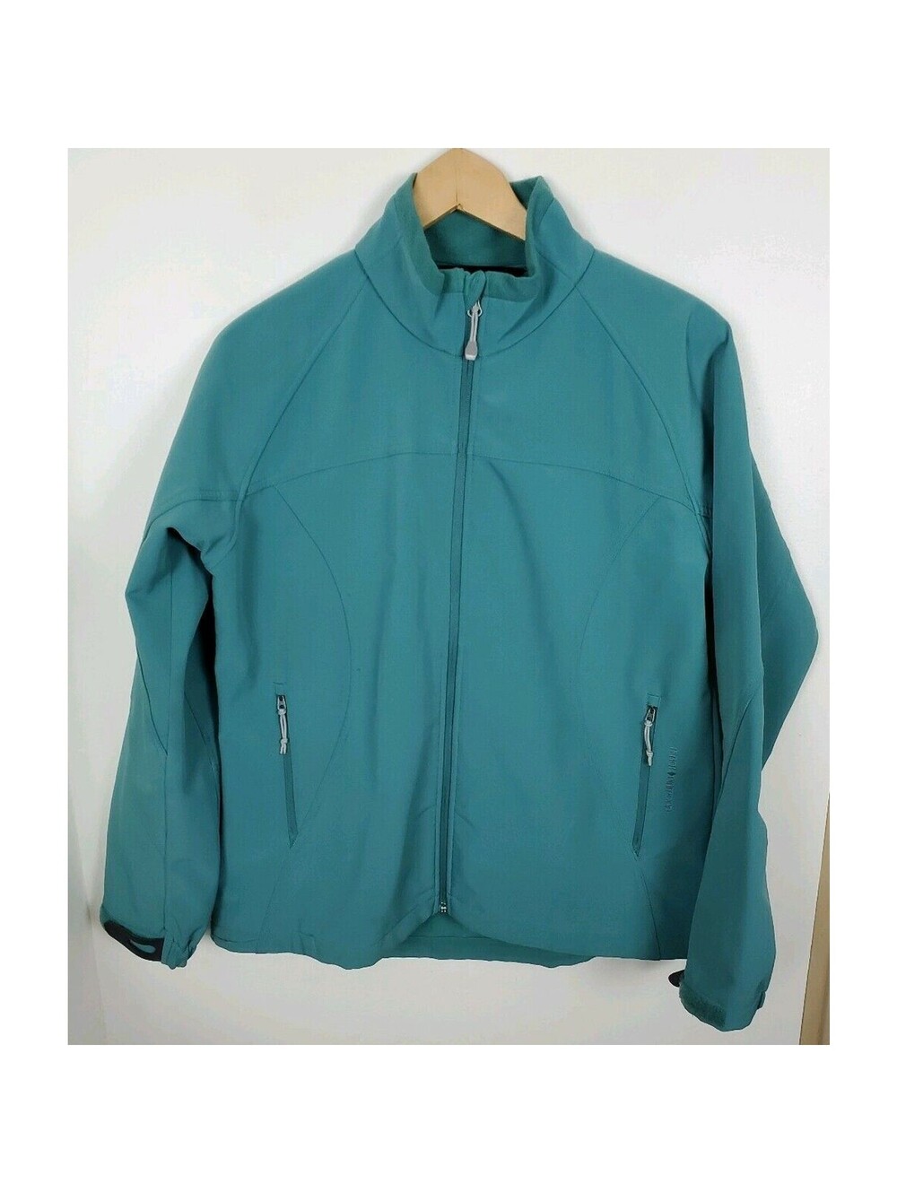 Black Diamond Jacket Coat Women's Size Large L Green Blue Warm Fall Autumn